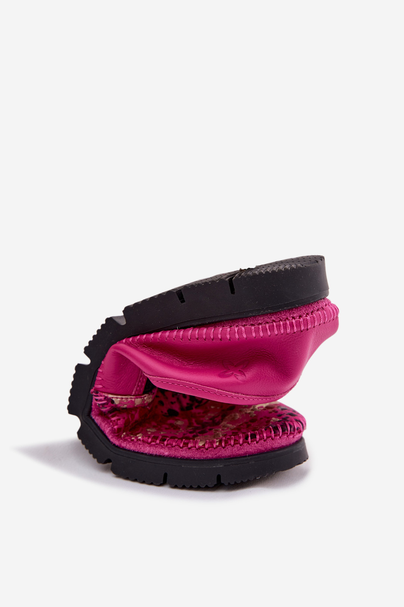 Dámske kožené slip-on topánky Maciejka