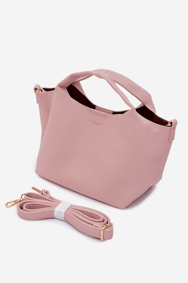 Flora&Co Ružová kabelka z koženky