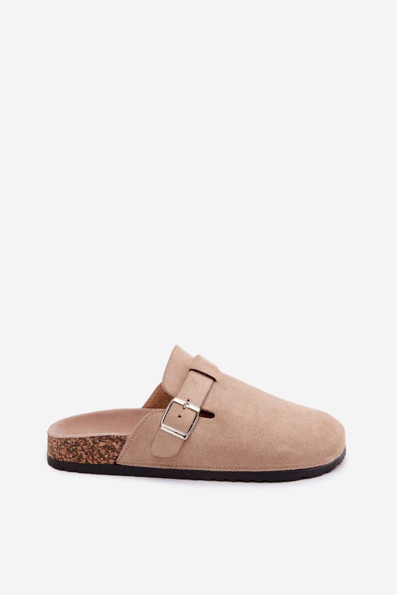 Dámske šľapky s prackou Beige Lacey