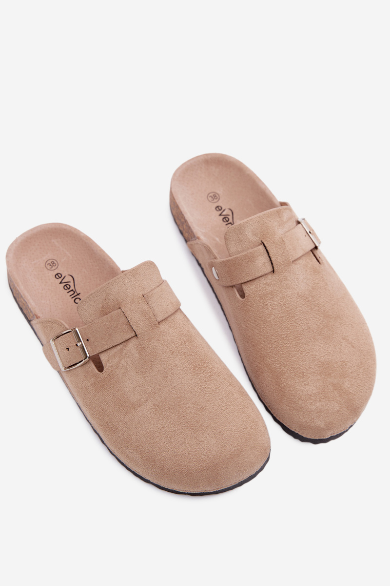 Dámske šľapky s prackou Beige Lacey
