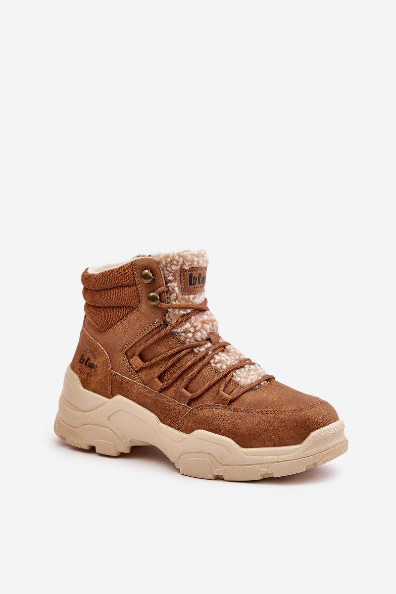 Insulated women's trappers Lee Cooper brown
