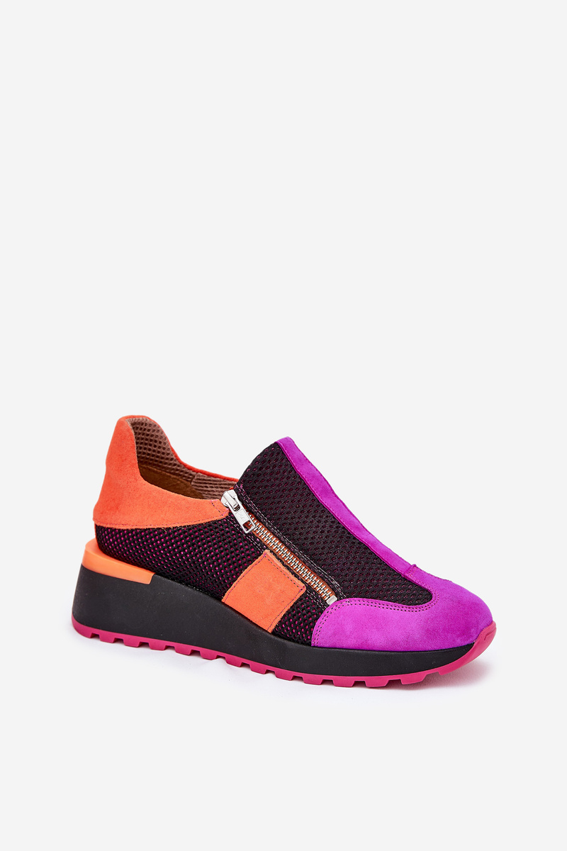 Kožené Sneakersy na Klíne Maciejka Čierne