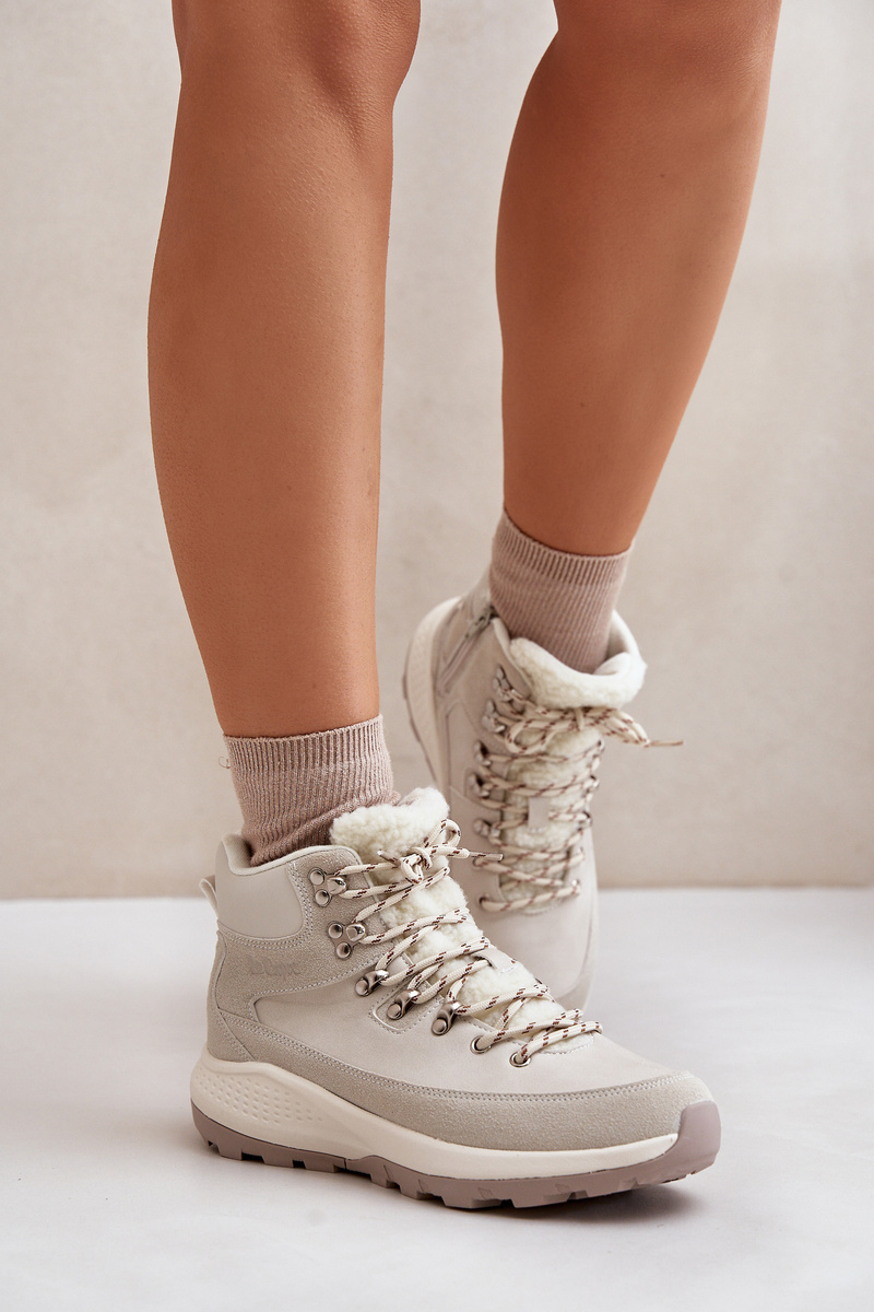Women's lightweight zip trapper shoes Lee Cooper light beige