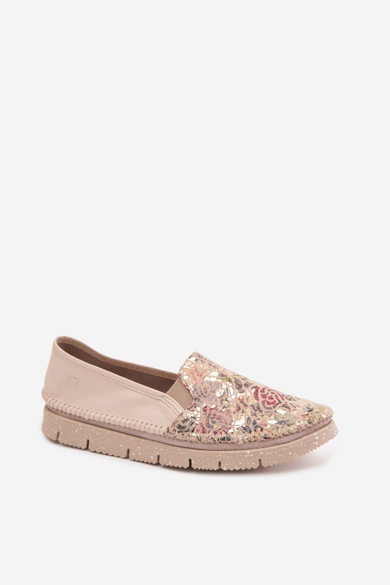 Dámske kožené slip-on topánky Maciejka