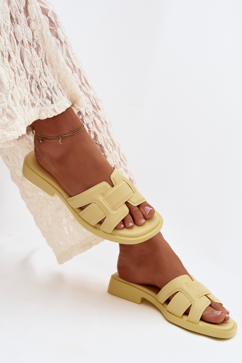 Dámské žluté pantofle Lorania