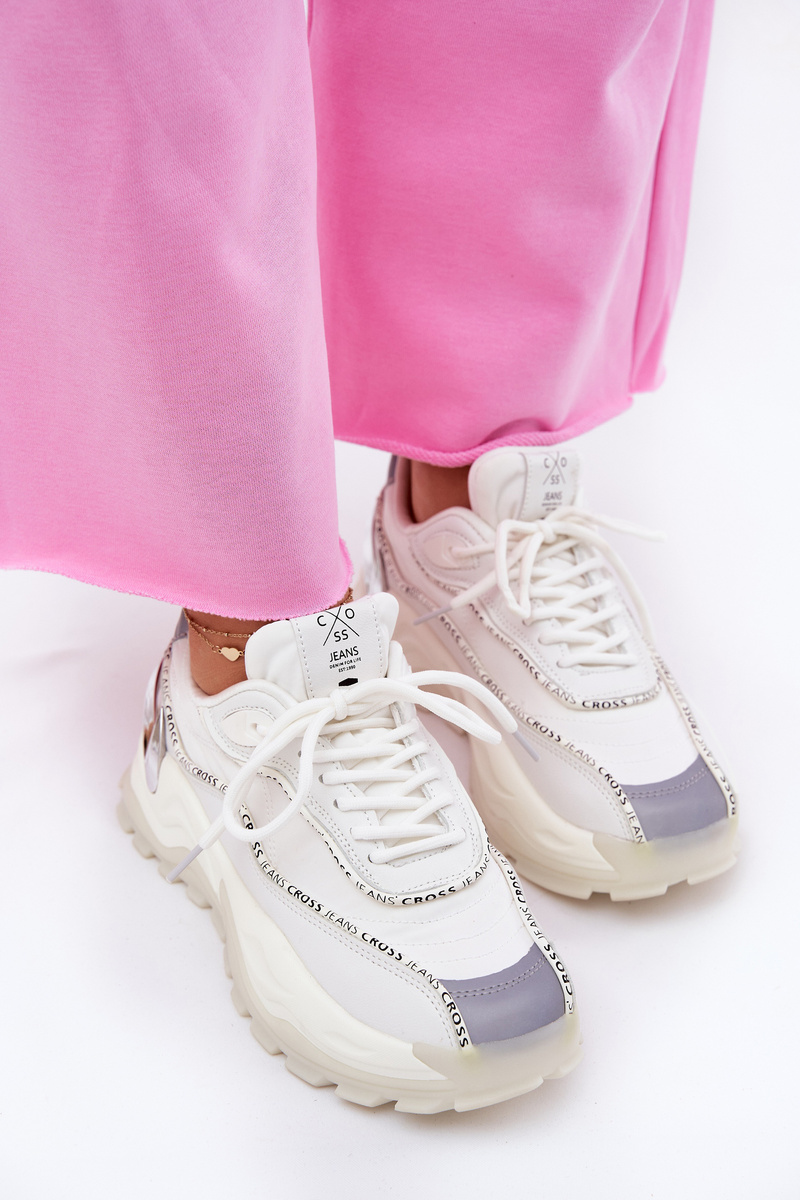 Women's sports shoes Cross Jeans II2R4017C white