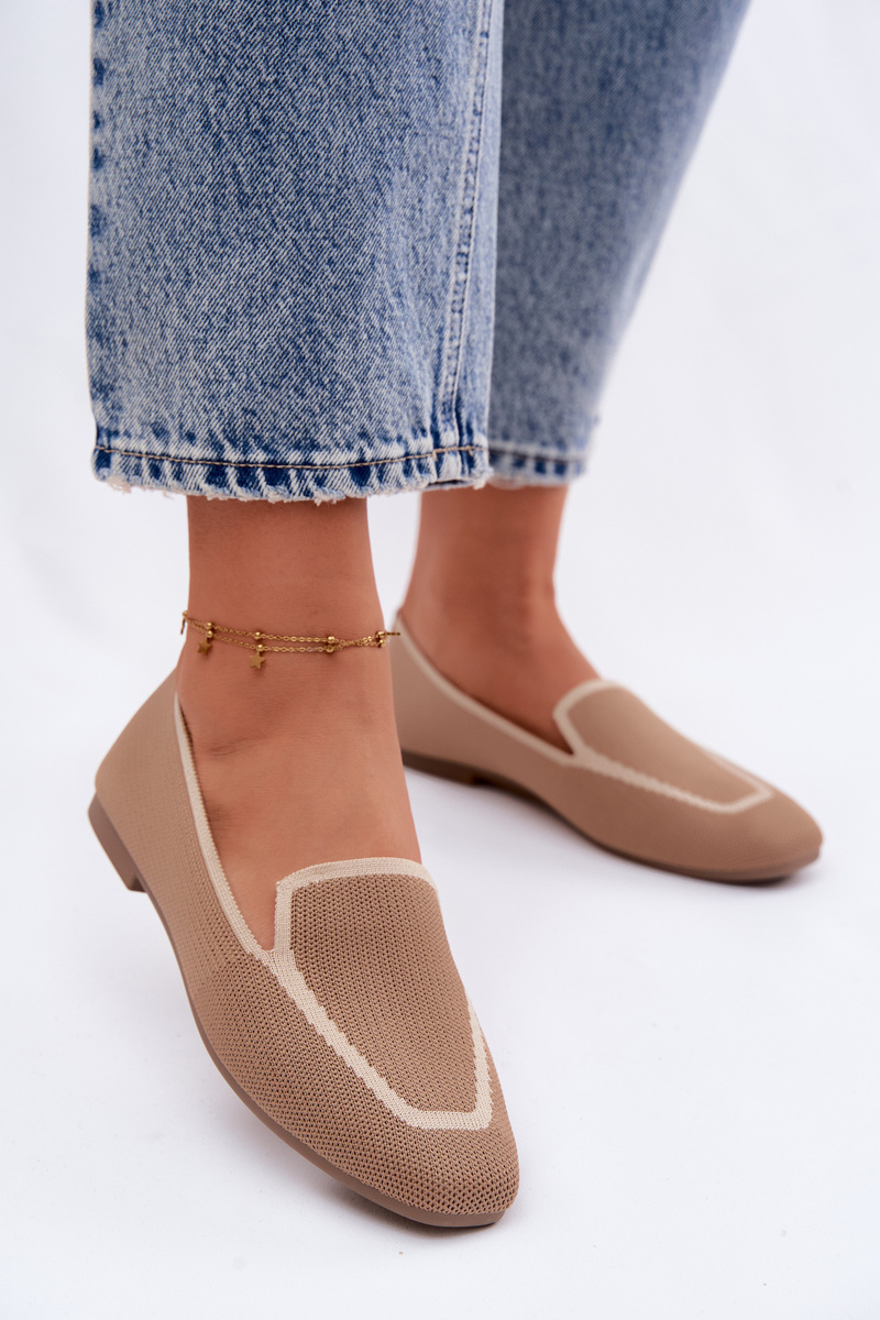 Dámske mokasíny Selisa, svetlohnedé