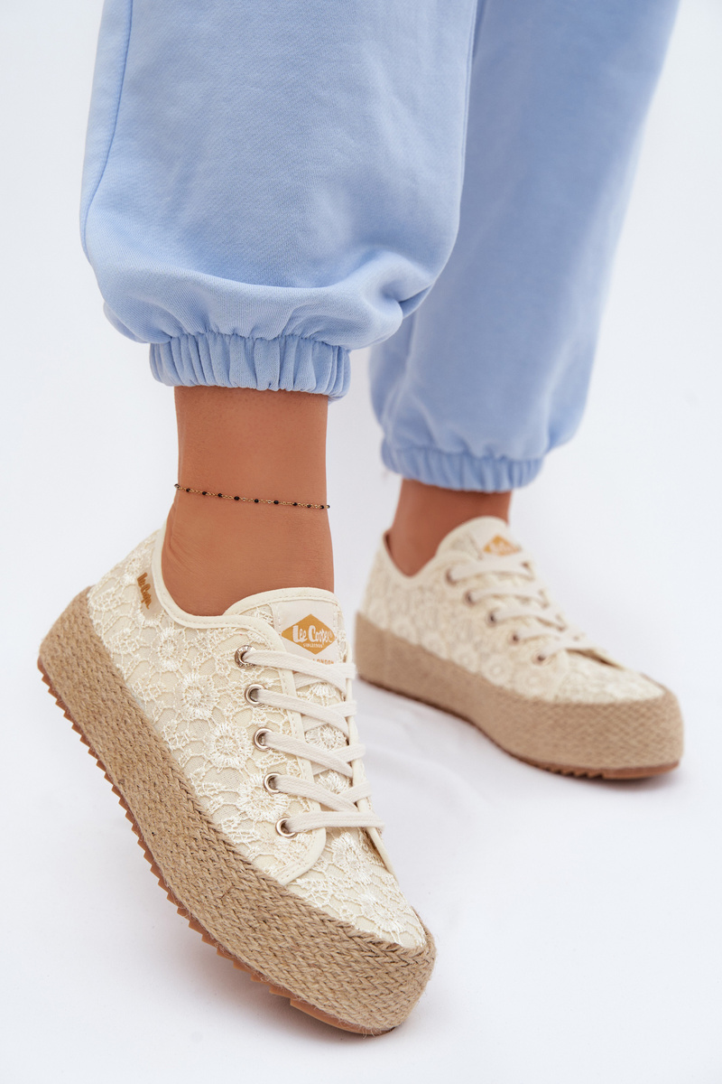 Dámske espadrilky Lee Cooper na platforme