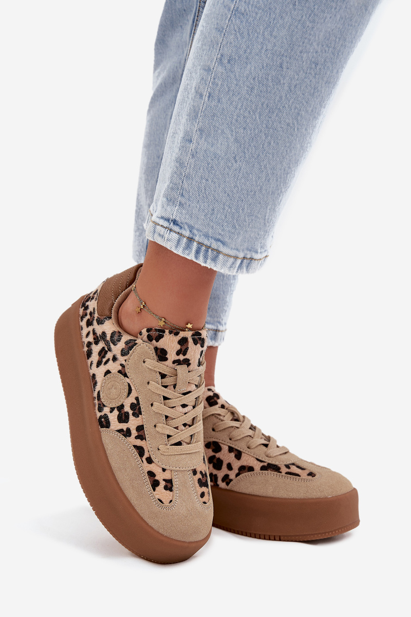 BIG STAR SHOES Dámske tenisky na platforme pantera Big Star
