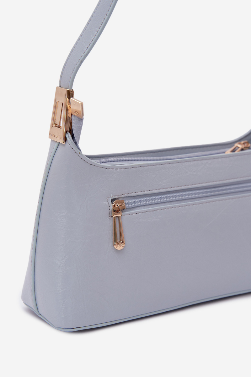 Flora&Co Modrá Eco Kožená Kabelka Tielle
