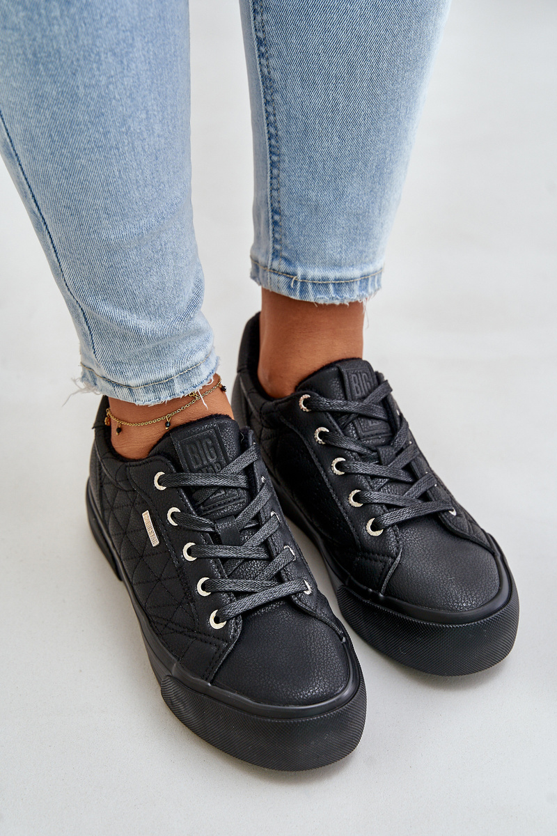 Women's insulated platform sneakers Big Star black