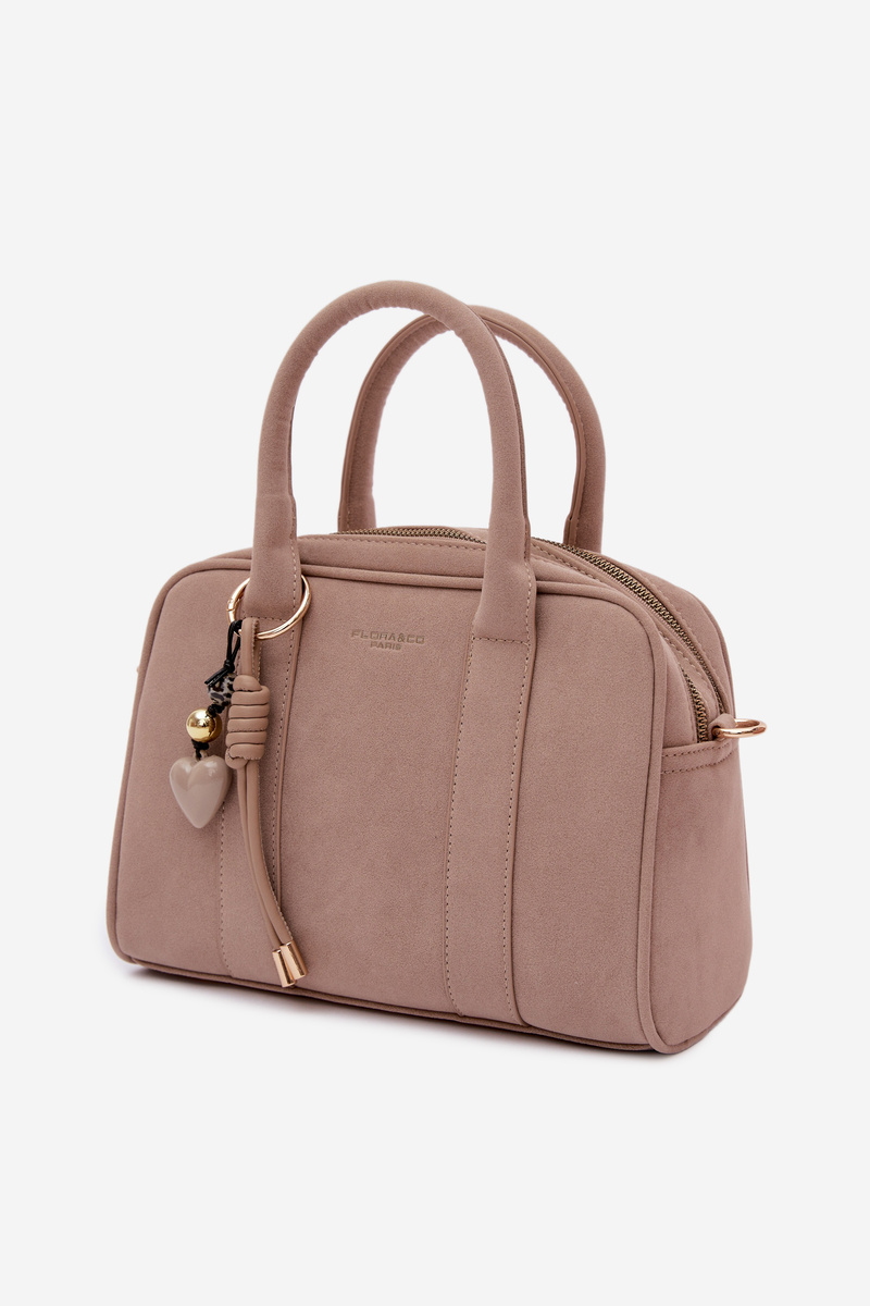 Flora&Co Béžová Eco Semišová Box Kabelka