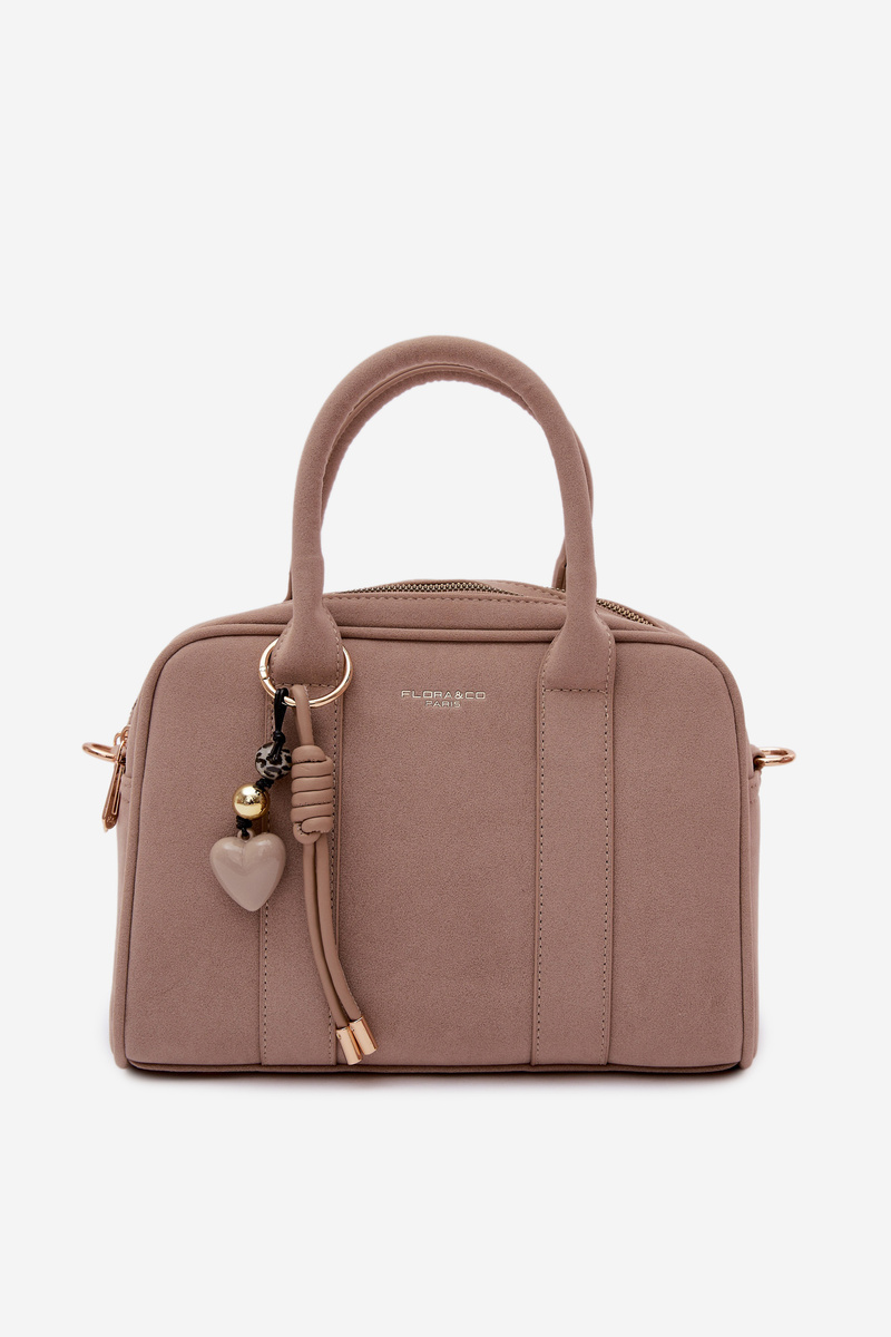 Flora&amp;Co Béžová Eco Semišová Kabelka Box