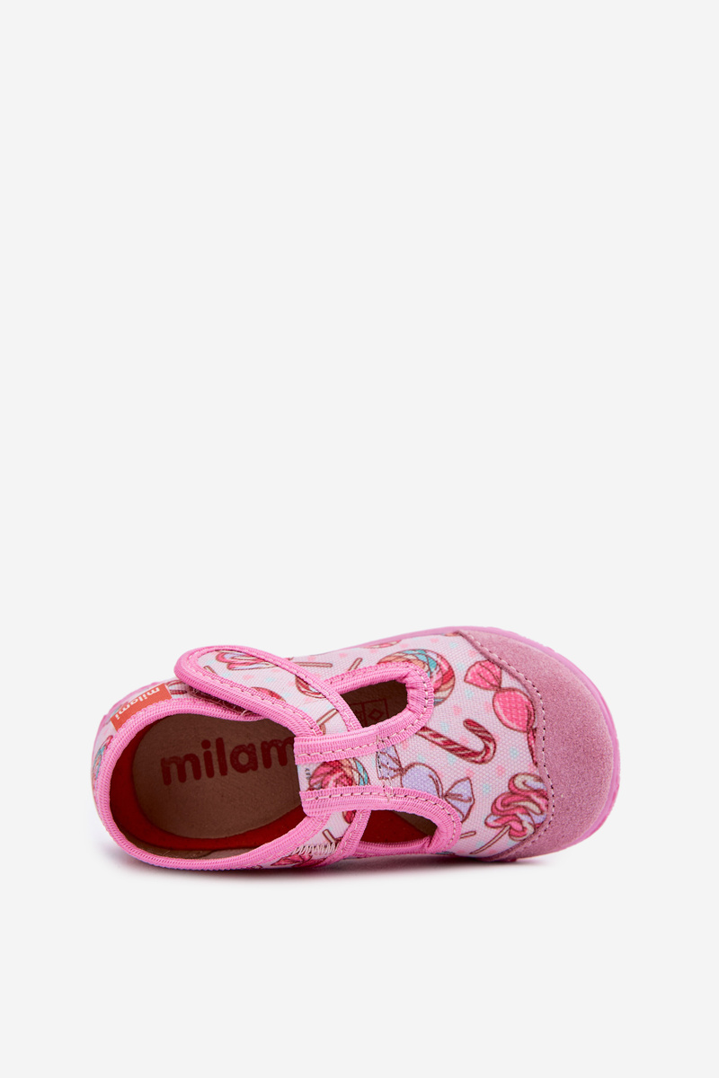Detské papuče na suchý zips Milami
