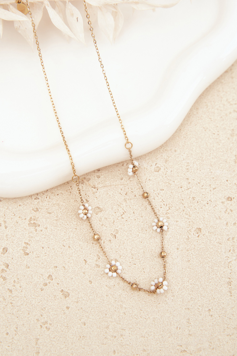 Колие Glam Chic с цветя