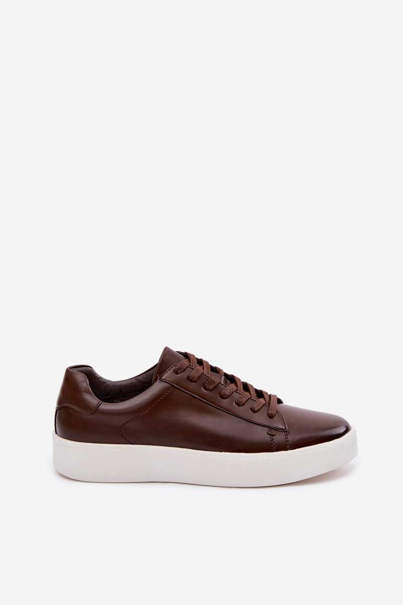Pánske tenisky EVENTO hnedé Eco Leather Velton