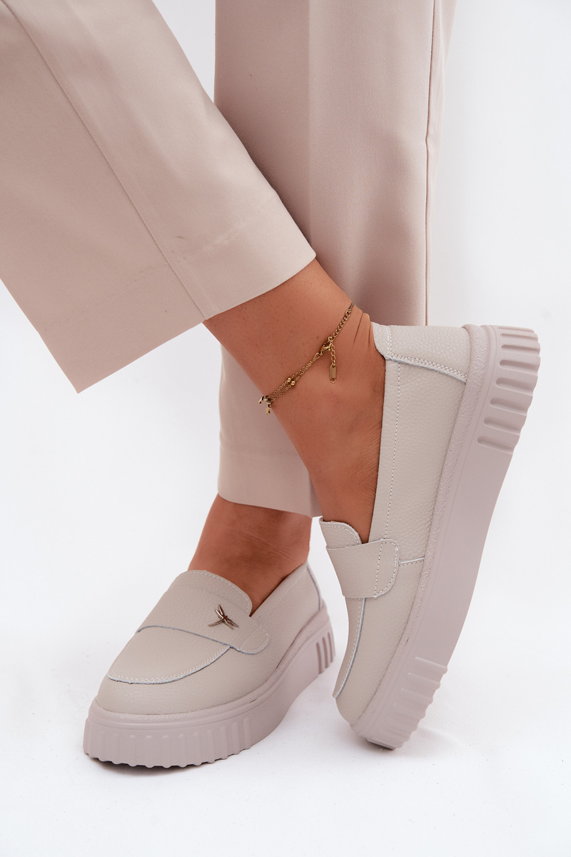 Kožené dámske loafers Vinceza