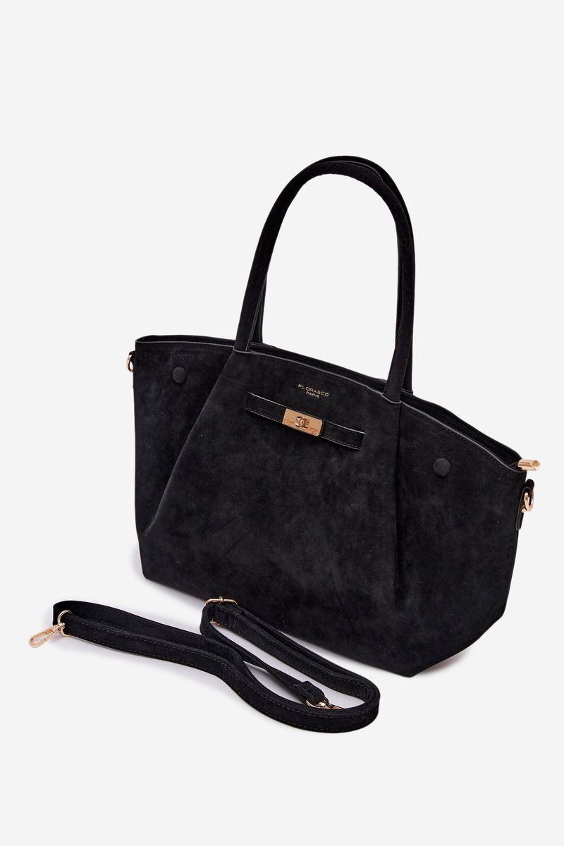 Flora&Co Nellia čierna shopper kabelka