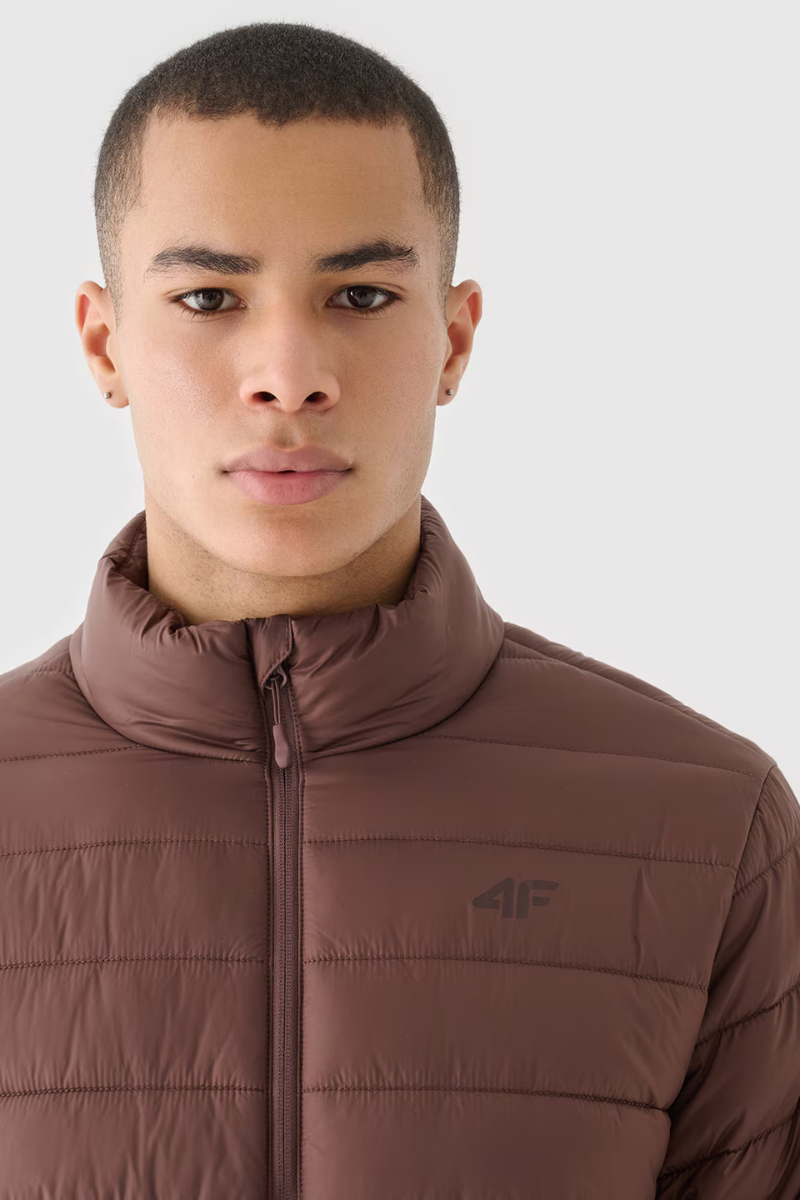 Bluză Polară Cu Glugă 4F Bărbați 4FAW23TFLEM137-20S Negru