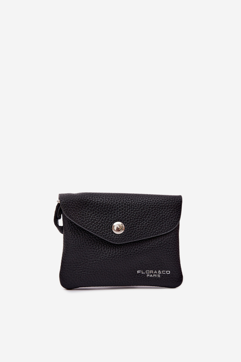 Flora&amp;Co Dámská eko kožená peněženka černá