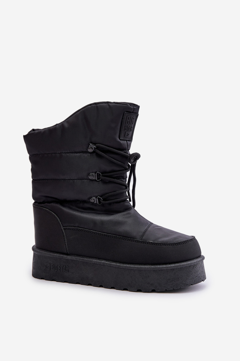BIG STAR SHOES Snehové čižmy na platforme so zipsom Big Star