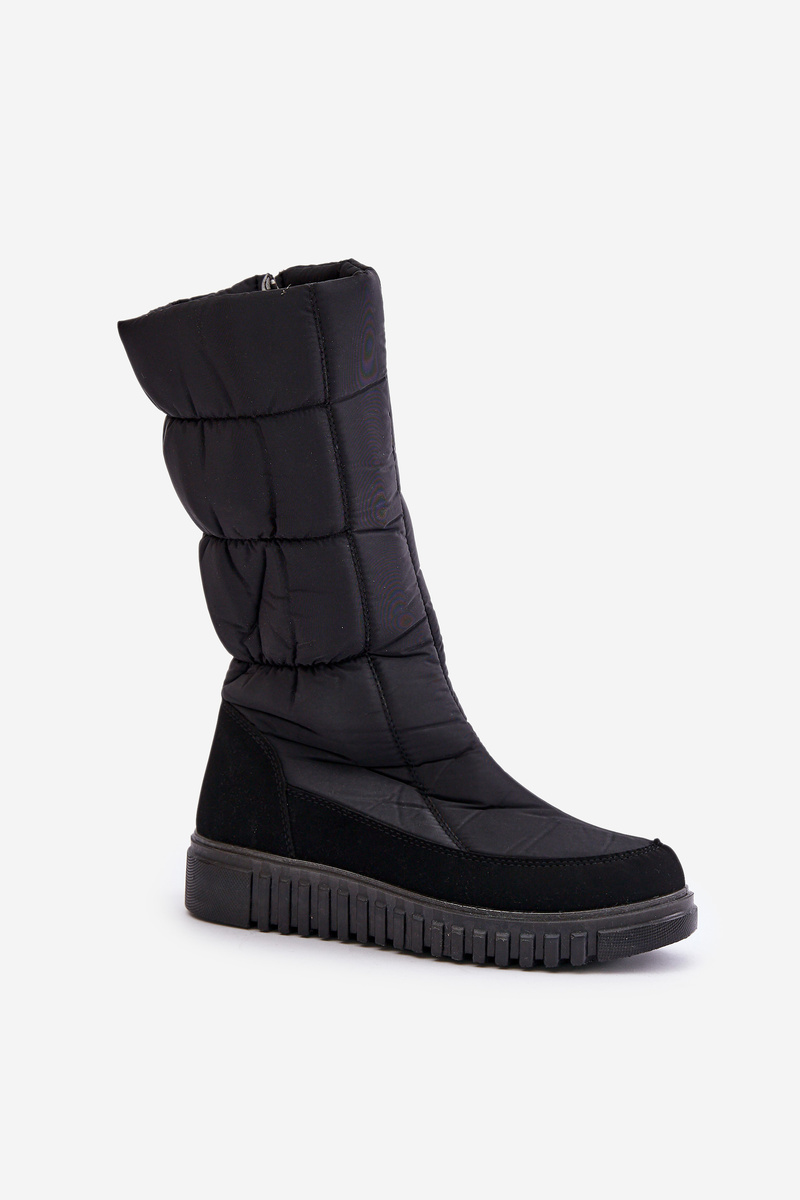 Women&#039;s Zip Snow Boots Progress Black