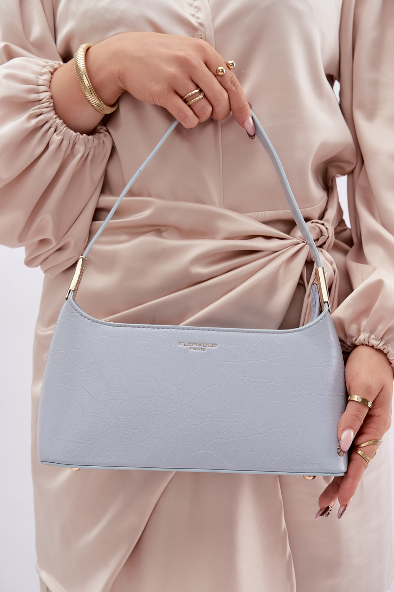 Flora&Co Modrá Eco Kožená Kabelka Tielle