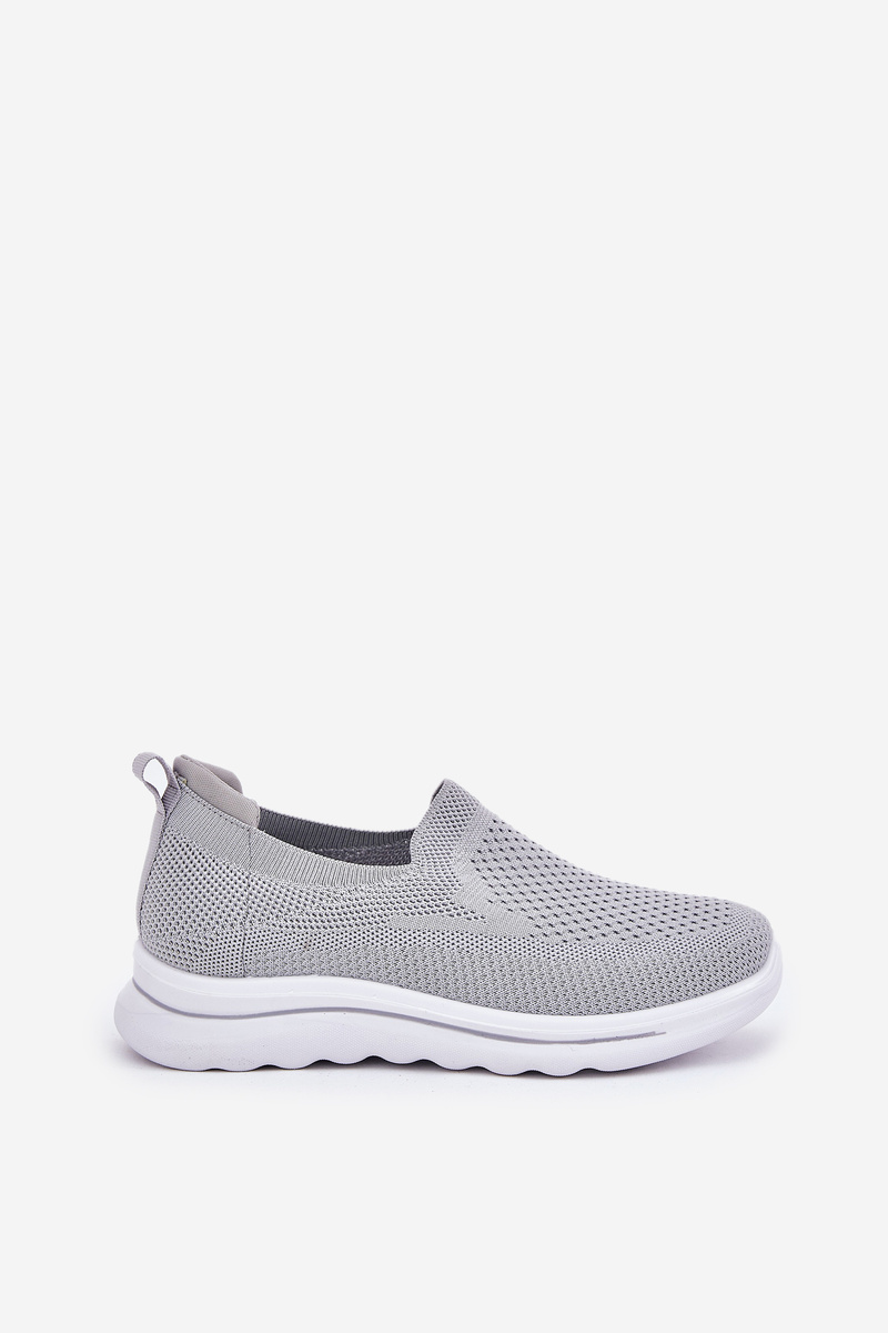 Boto Dámske Textilné Slip-On Tenisky Šedé Adiora