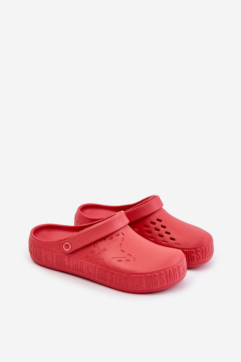 Men&#039;s lightweight slippers Chodaki Big Star Red