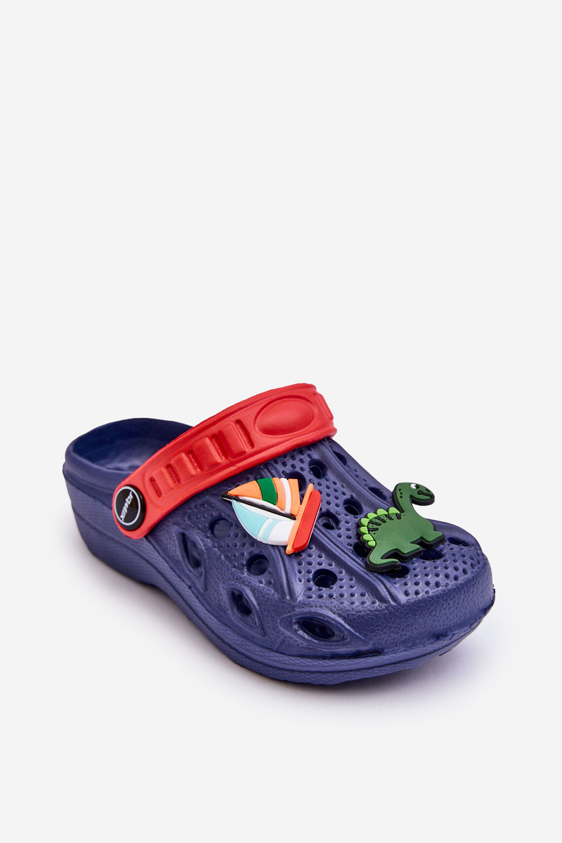 WJ1 Dětské pěnové lehké sandály Crocs námořnická modrá Sweets
