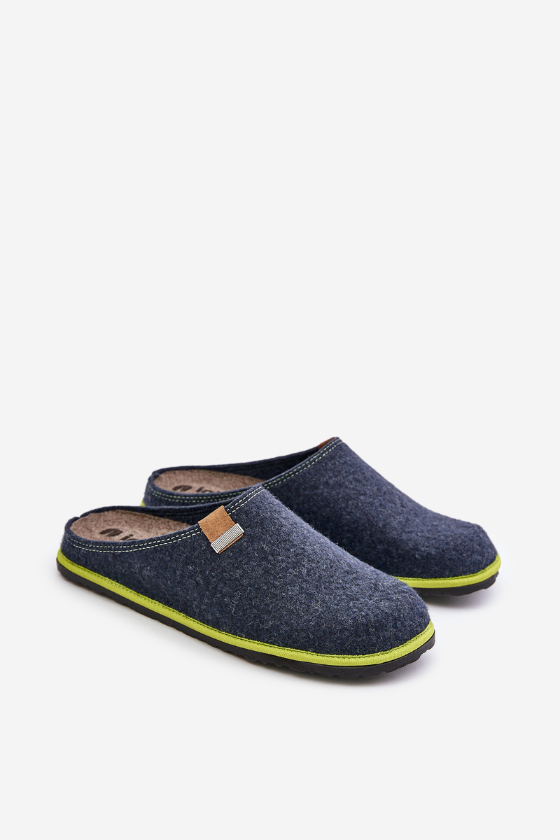 Men&#039;s Inblu home slippers navy blue