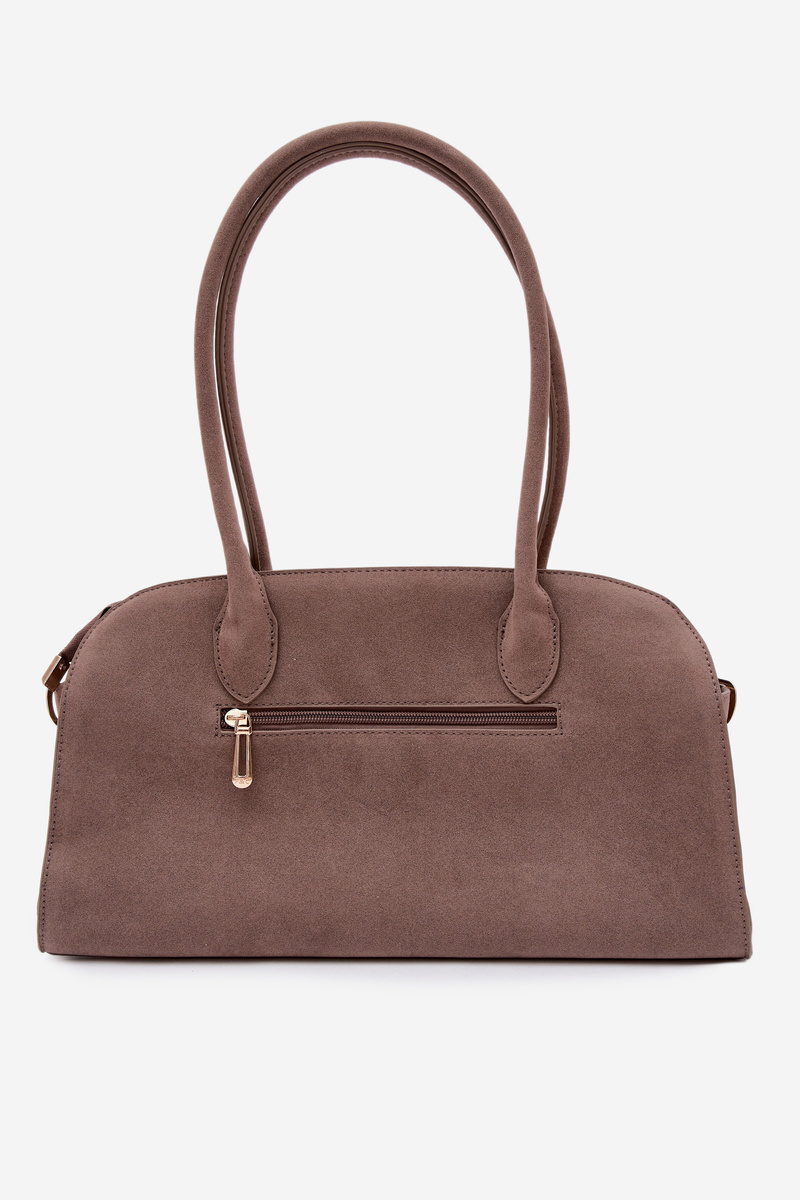 Flora&Co Eco Suede Béžová Taška s Príveskom