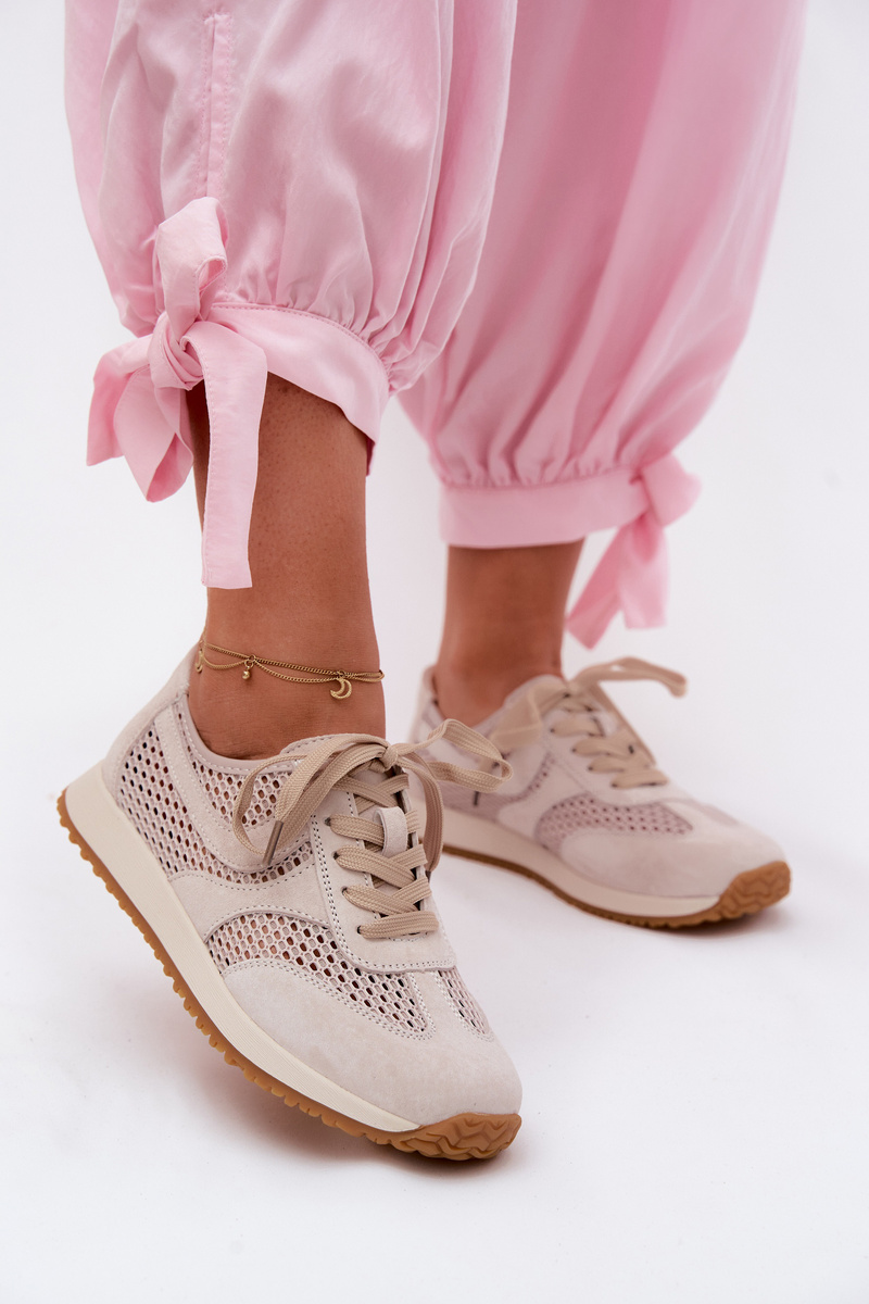 Dámske priedušné tenisky EVENTO svetlo béžové