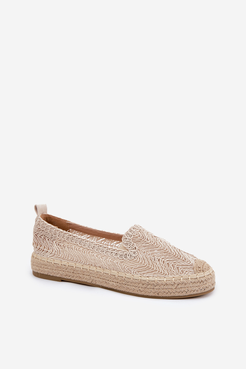 Dámske Espadrilky na Platforme Béžové Vinceza 17392