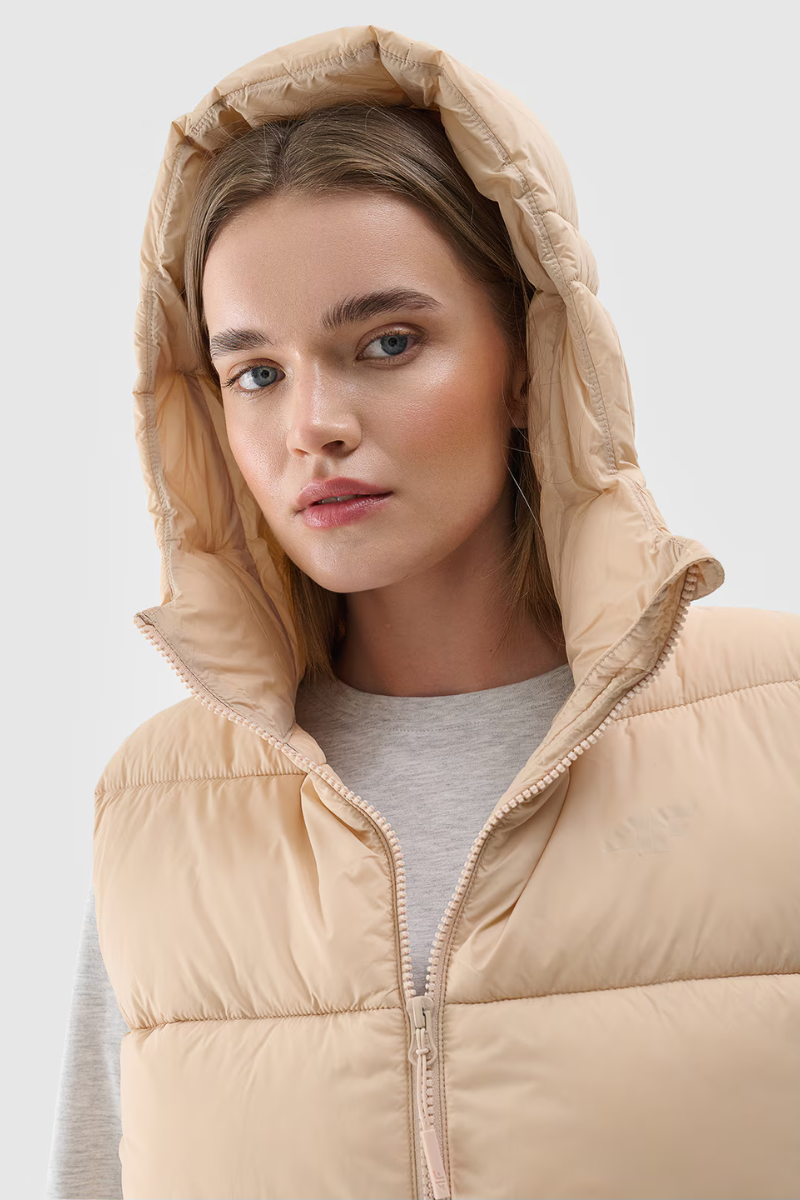 4f Polar Negru Cu Guler Înalt Regular Femei 4FSS23TFLEF049