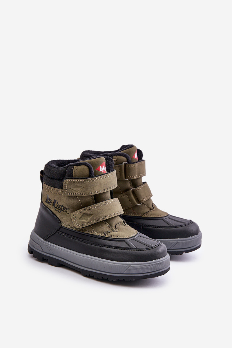 Insulated Boys' Snow Boots Lee Cooper Green