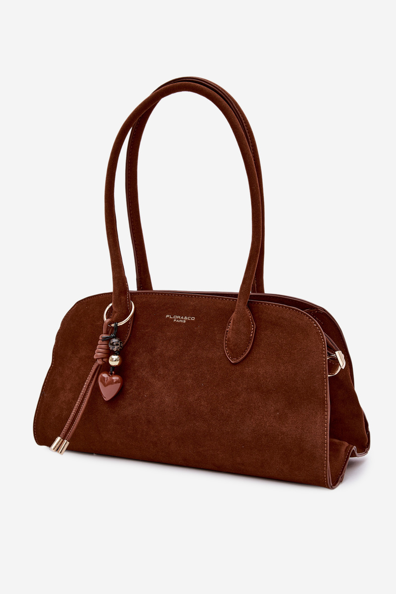 Flora&Co dámska kabelka s príveskom Camel Violette