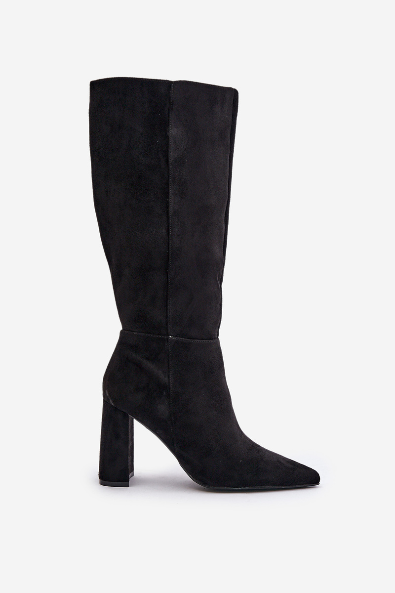 Knee-high boots black Lannetea