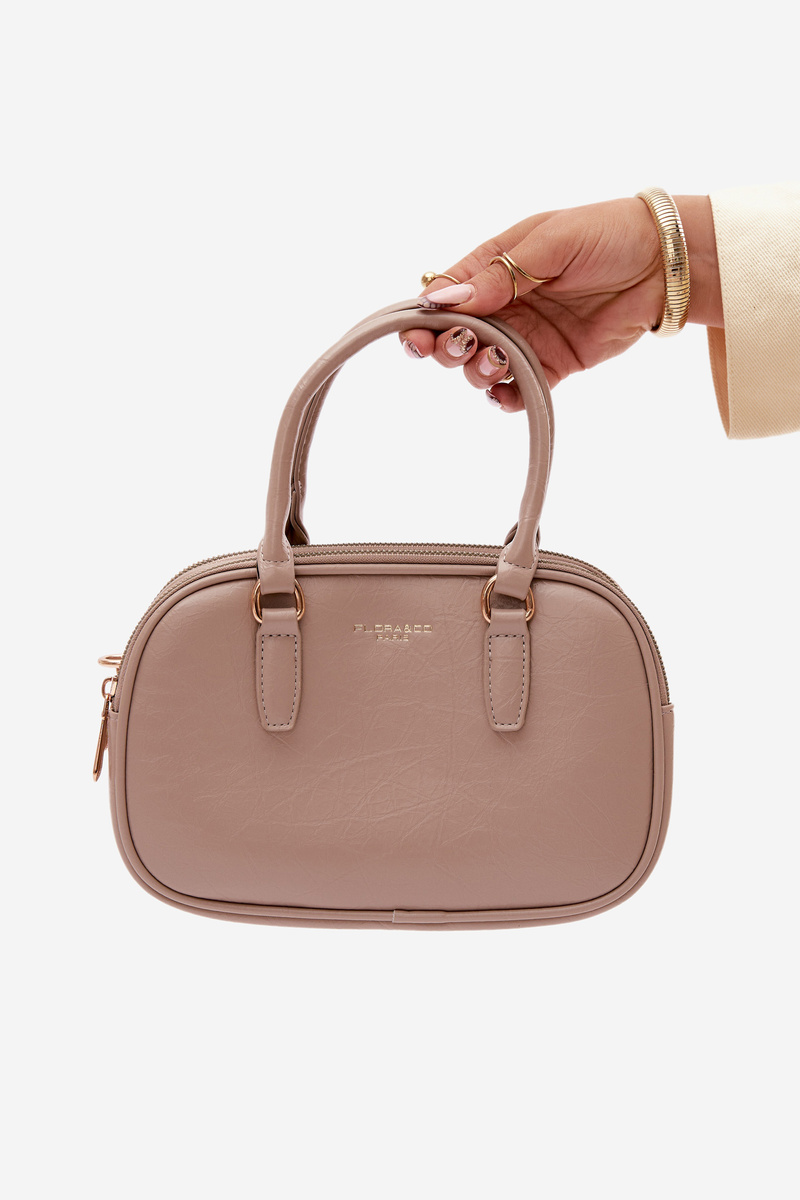 Flora&Co Malá Eco Kožená Krabicová Kabelka Soraya