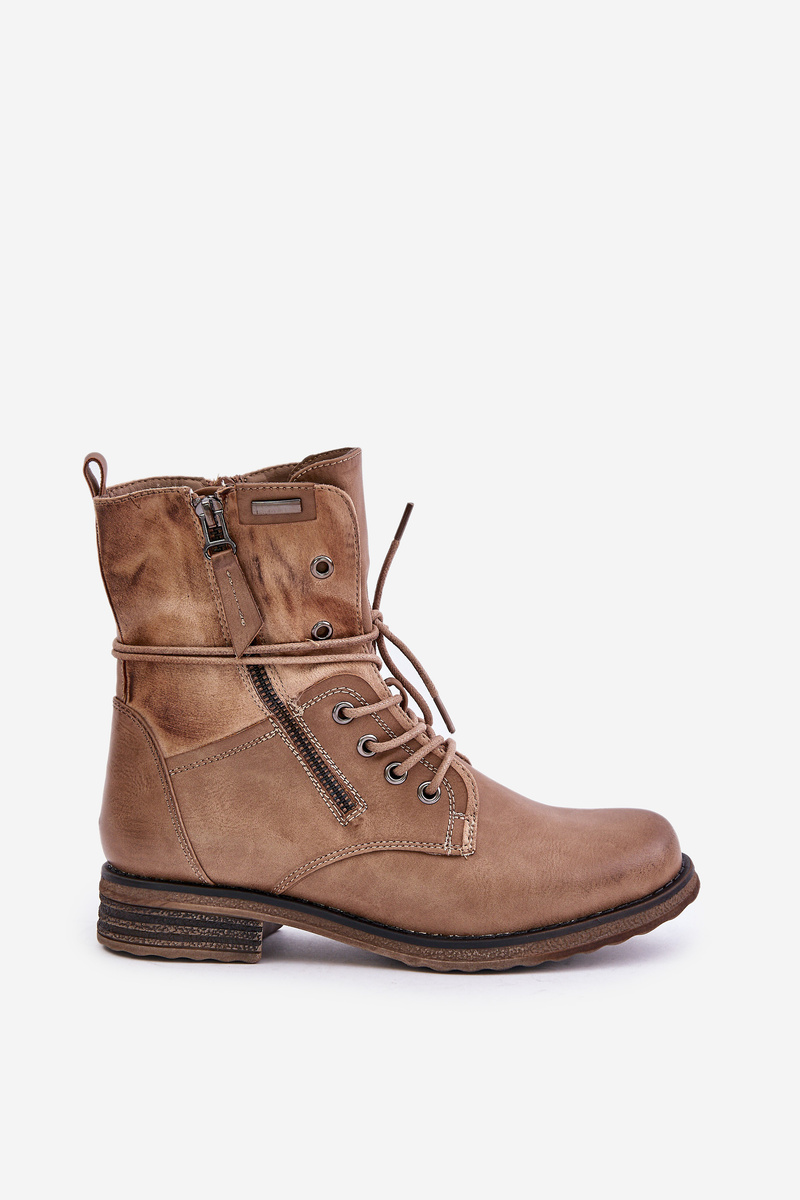 Women's ankle boots Workery dark beige Perfecto