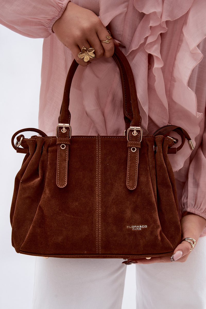 Flora&Co Camel Vessia Eco Semišová Taška