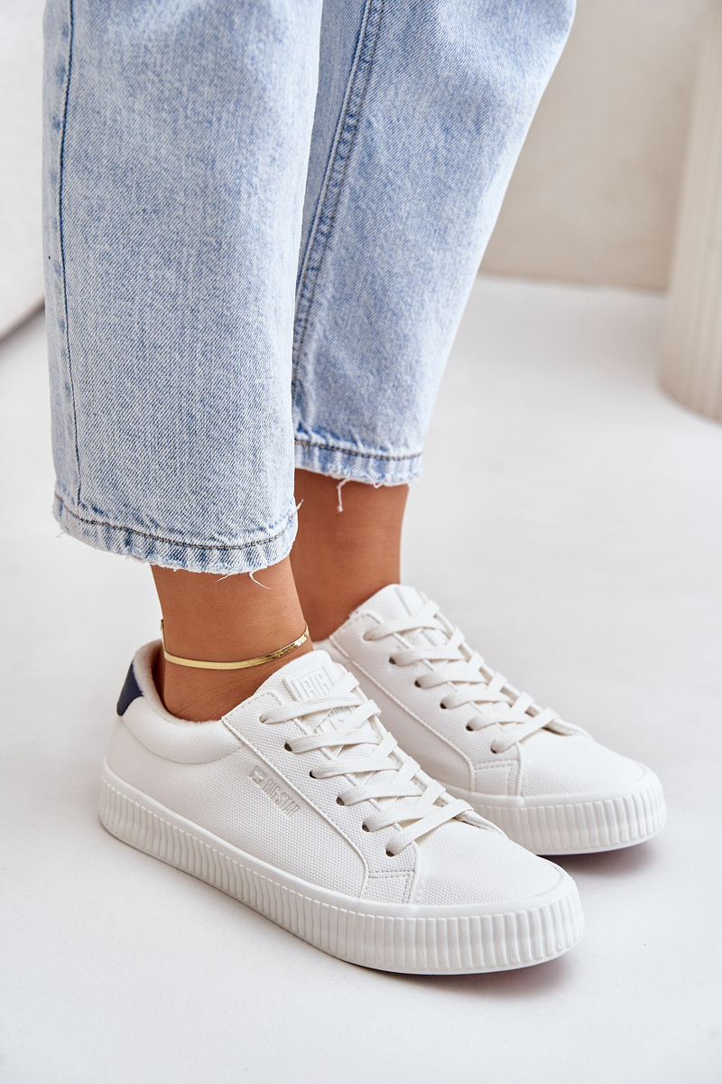 Insulated women's sneakers Big Star white