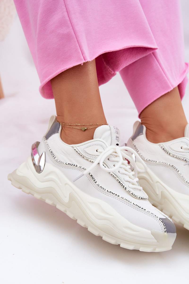 Women's sports shoes Cross Jeans II2R4017C white