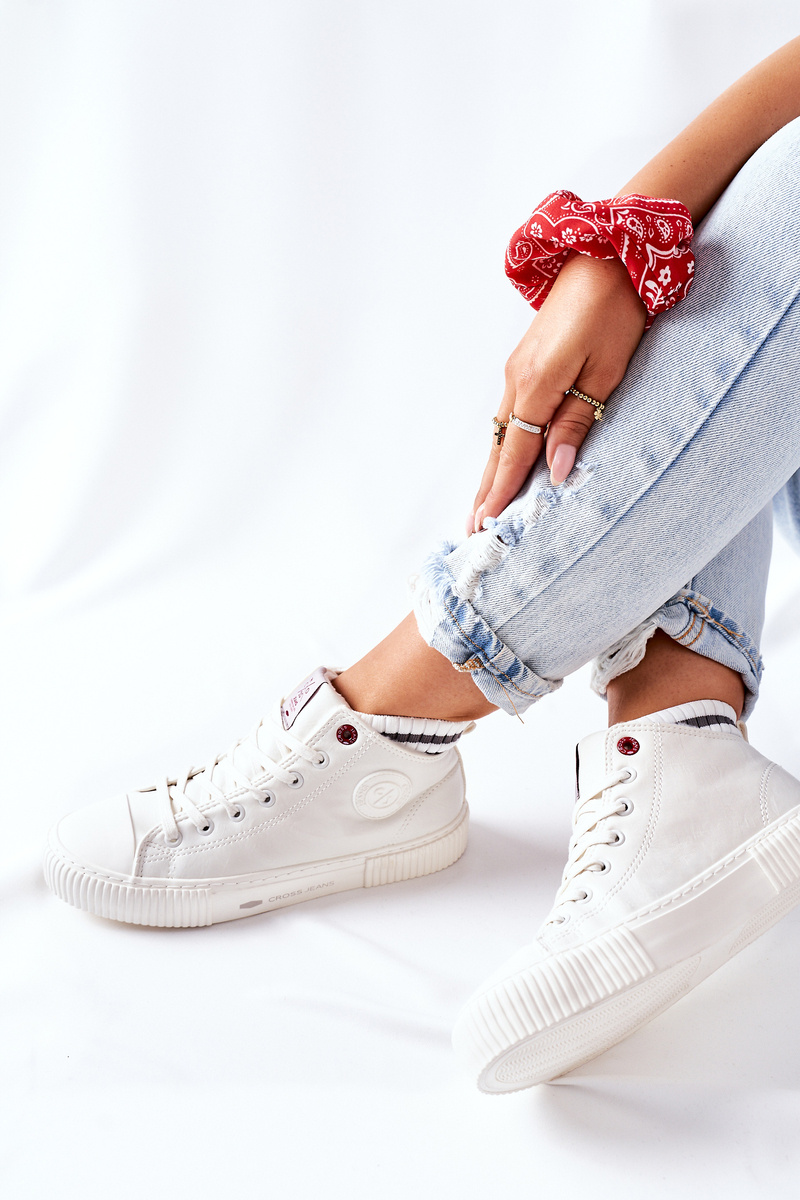 Women's Cross Jeans sneakers white II2R4022