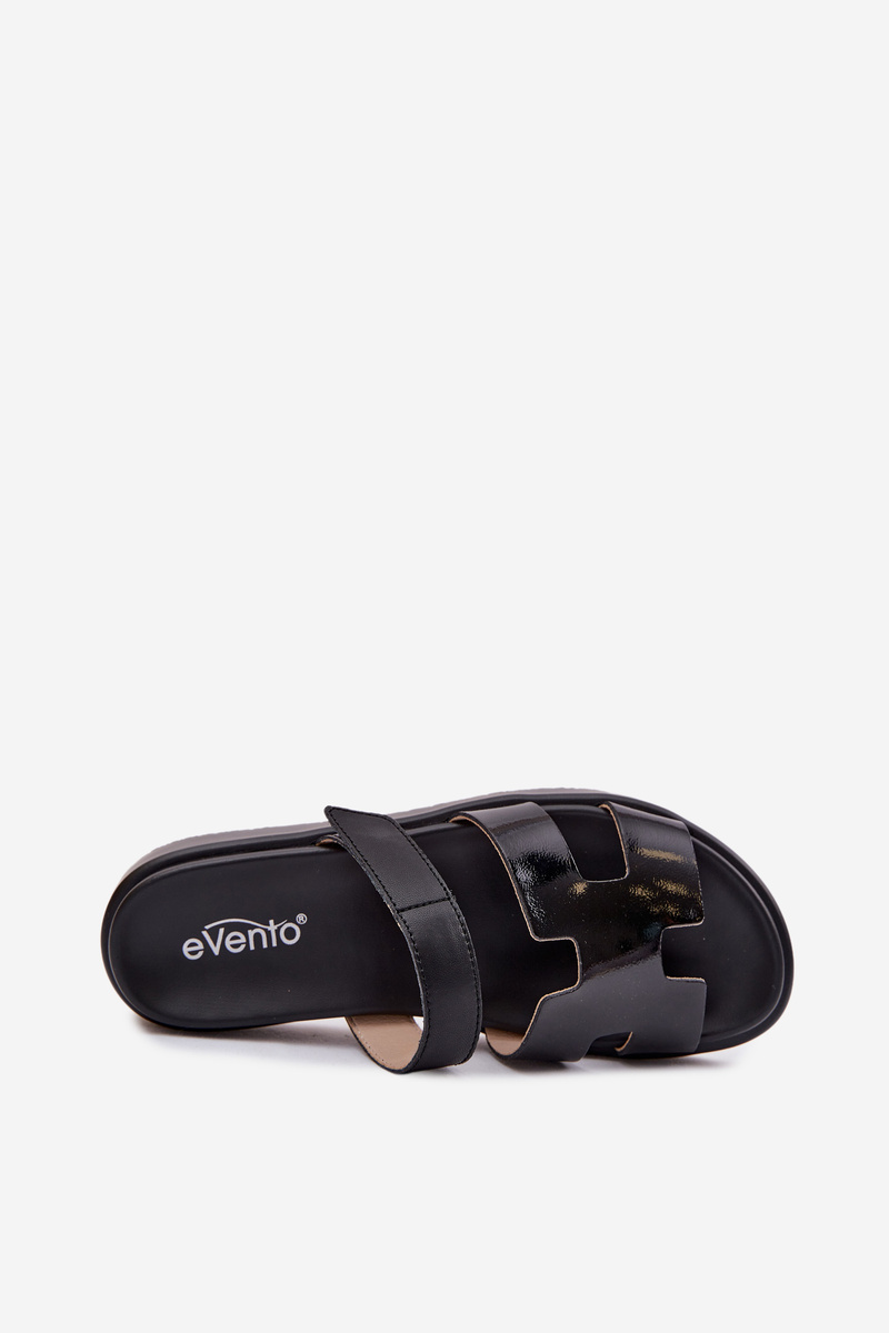 Kožené dámske slip-on čierne Lemela