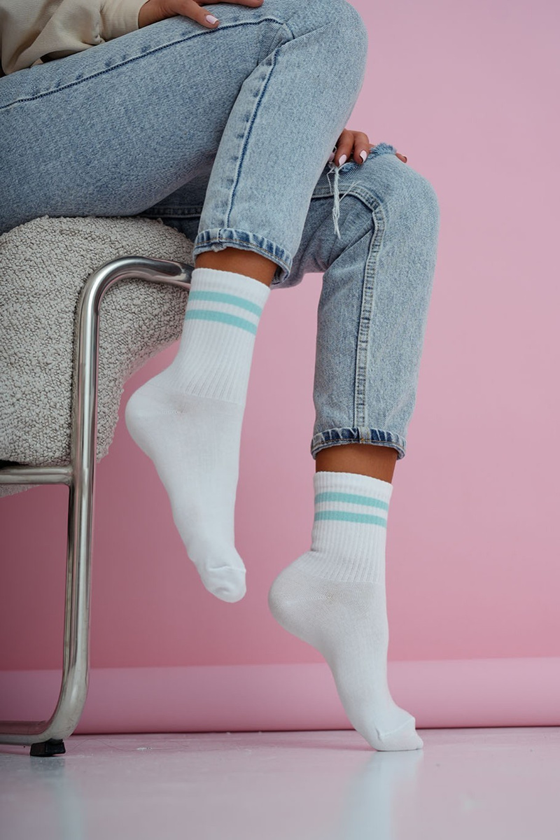 Дамски чорапи на райета Милена