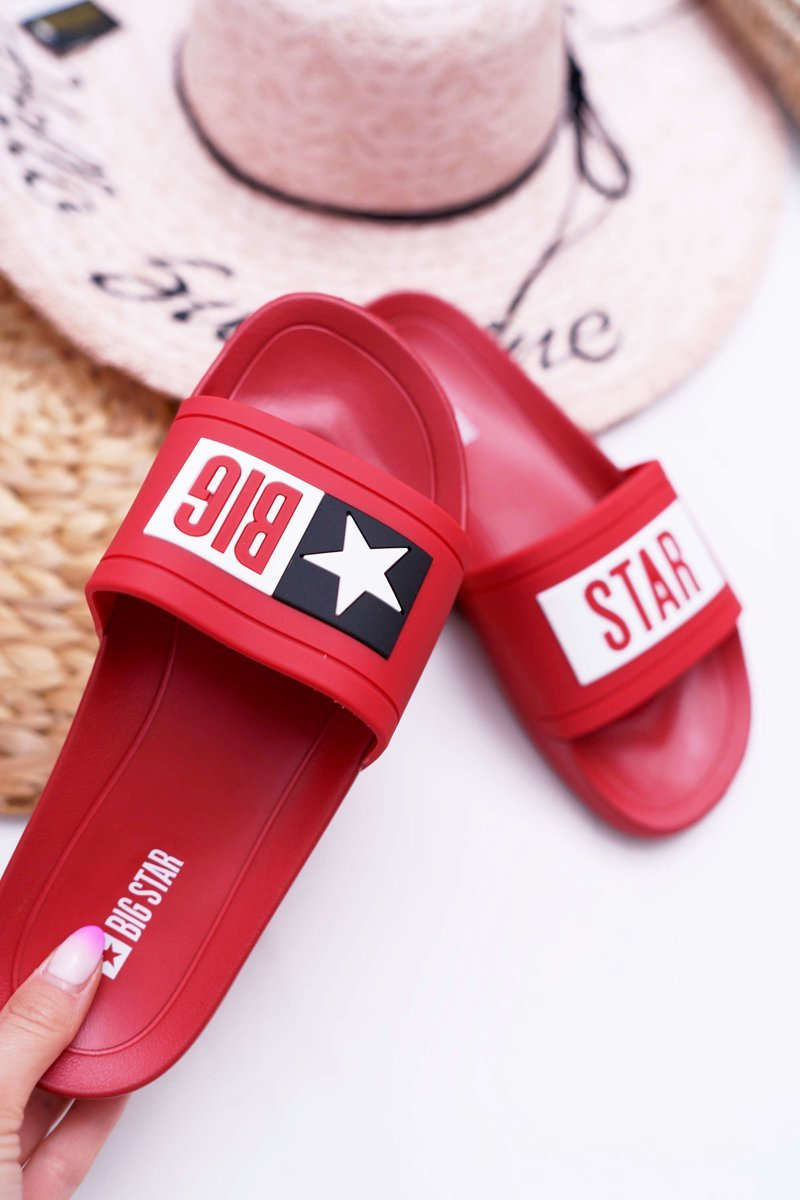 Papuci dama Big Star Contrast logo
