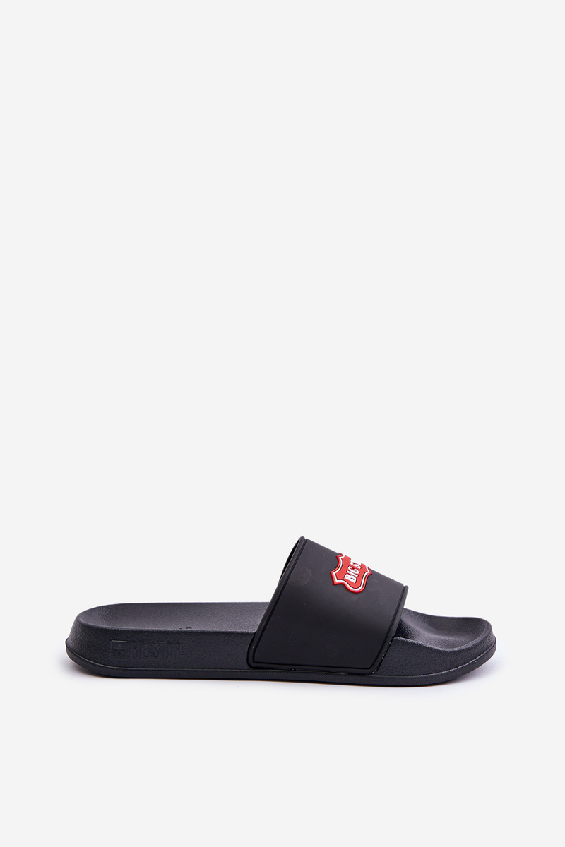 Men&#039;s slippers with Big Star logo black