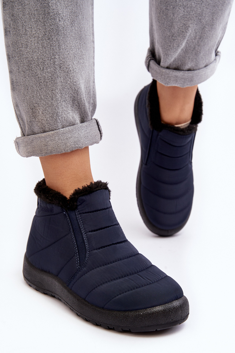 PE1 Izolované nízke dámske snehové topánky