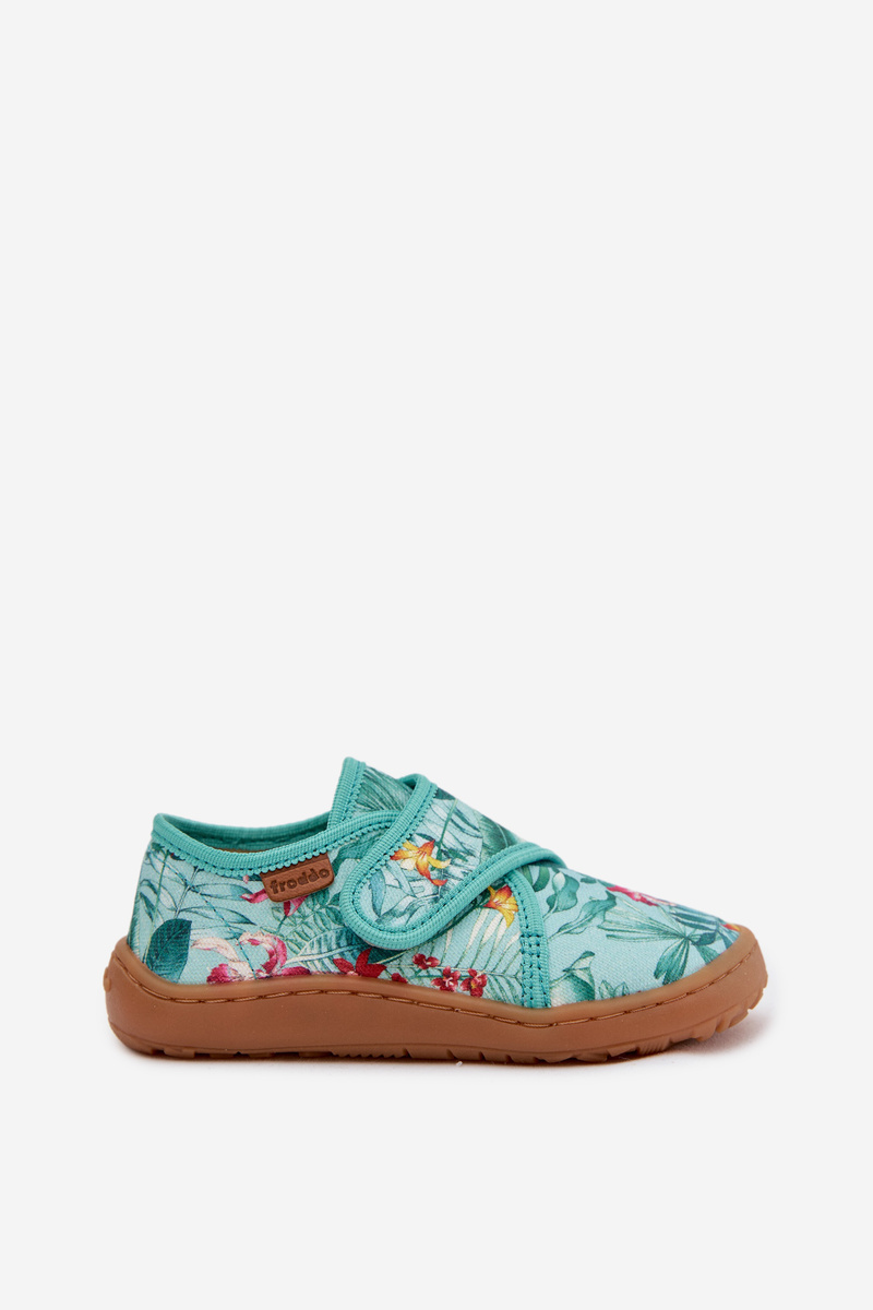Detské slip-on papuče kvetinový vzor Froddo
